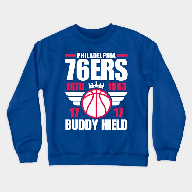 Philadelphia 76ERS Hield 17 Basketball Retro Crewneck Sweatshirt by ArsenBills